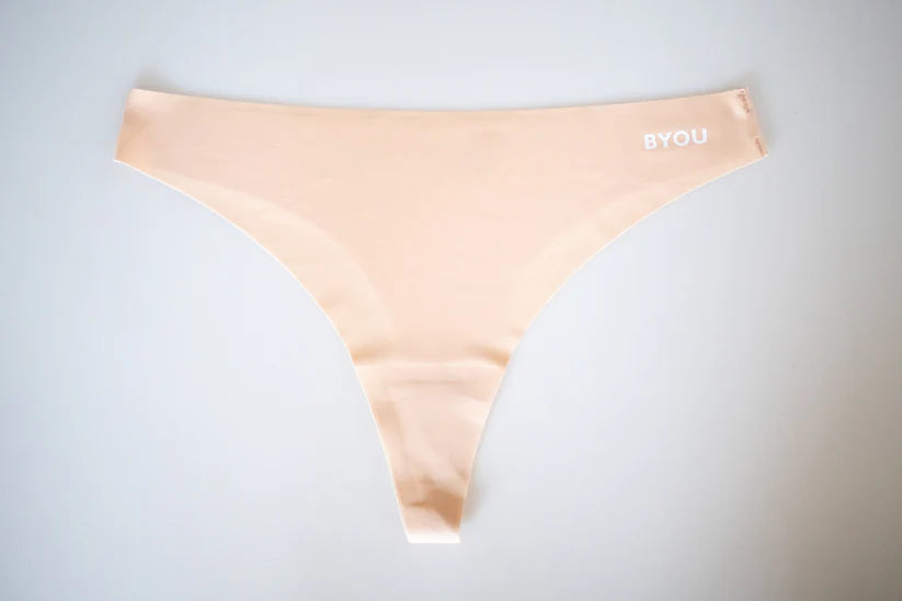 BYOU Seamless Thong 10-pak - Beige