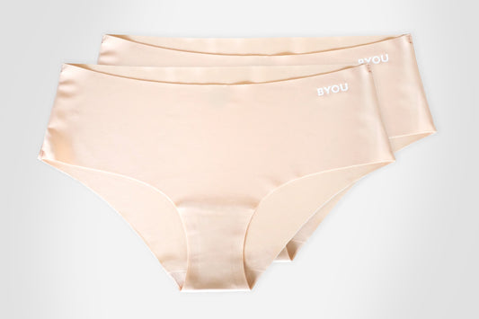BYOU Seamless Hipster 2-pack - Beige
